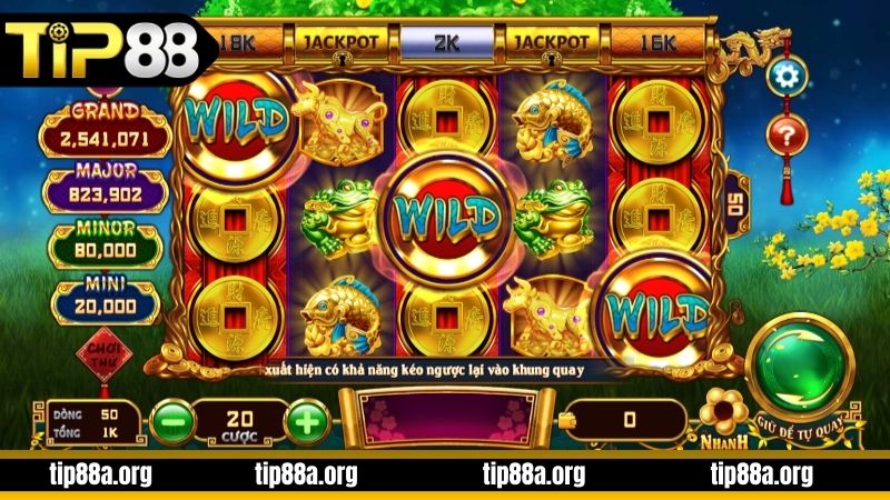 Các tính năng đặc biệt trong slot Cung Hỷ Phát Tài 