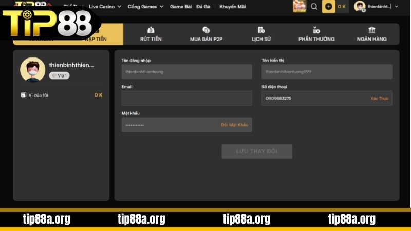 Đọc kỹ lưu ý trước khi xóa tài khoản TIP88