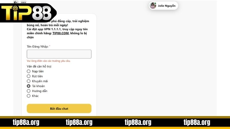 Nhờ bộ phận CSKH là cách xoá tài khoản TIP88 nhanh chóng